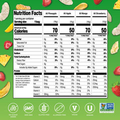 Crispy Green Apple freeze-dried fruit snacks bag ideal for kids' lunches
