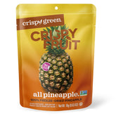Crispy Green freeze-dried pineapple snacks pack-12 ready for school lunches