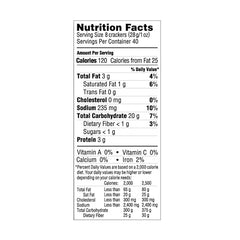 Crix Original Crackers served as a crunchy on-the-go snack.