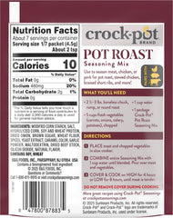 Crock-Pot Pot Roast Seasoning Mix in bowl closeup ready to season