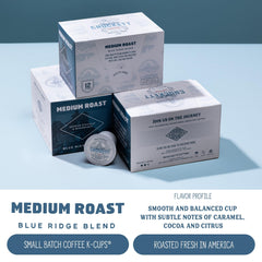 Crockett Coffee medium roast aroma fills the kitchen at breakfast