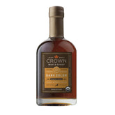 Crown Maple Dark Color bottle front, ideal for pancakes.