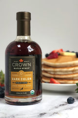 Crown Maple Dark Color glaze on roasted vegetables for depth.