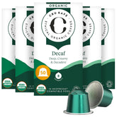 Cru Kafe decaf espresso pods pack for quick mornings and rich flavor