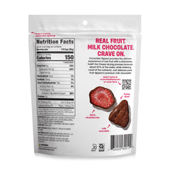 Crunchies strawberries milk chocolate dip highlight indulgent flavor in every piece.