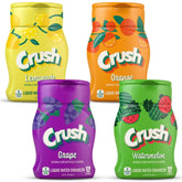 Crush summer variety liquid water enhancer bottle provides flavorful hydration on the go.