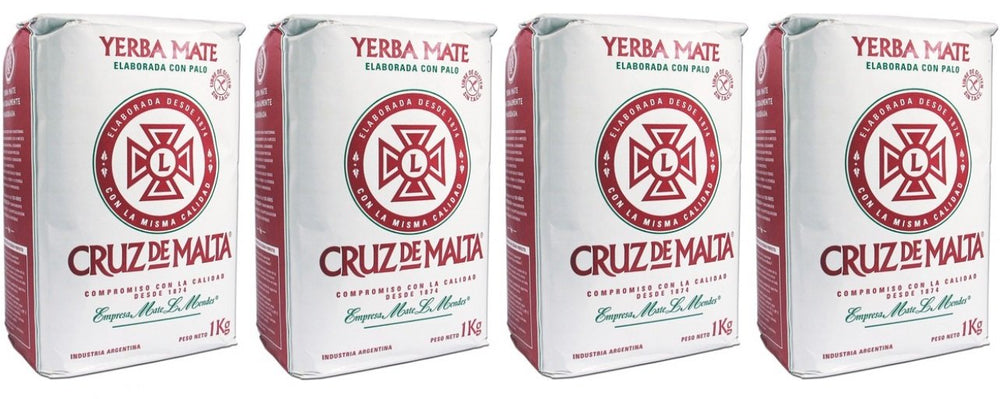 CRUZ DE MALTA yerba mate 4kg pack, ideal for daily brewing and social moments.