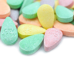 Cry Baby Tears flavor variety showcasing six tart options