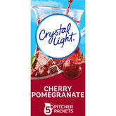Crystal Light Cherry Pomegranate powder, vibrant mix for a fruity, low-calorie refreshment