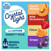Crystal Light Energizing Variety Pack on-the-go packets for easy hydration anywhere.