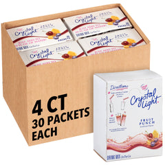 Crystal Light Fruit Punch on-the-go packets for zero-calorie flavor in water