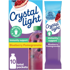 Crystal Light Immunity Support packets for on-the-go hydration.