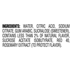 Crystal Light Liquid Strawberry Lemonade being squeezed into water