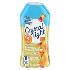 Crystal Light Liquid Strawberry Pineapple mixed in water for a fast, fruity sip.