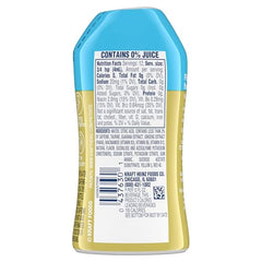 Crystal Light Liquid Strawberry Pineapple pour showing quick flavoring in water.