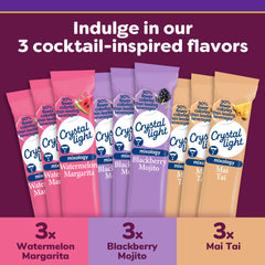 Blackberry Mojito packet from Crystal Light Mixology offers a fruity, guilt-free option