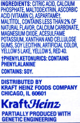 Crystal Light On The Go Orange serving pack being mixed into water for refreshment