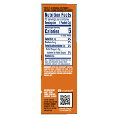 Crystal Light Peach Mango On-The-Go box shows a convenient ten-pack.