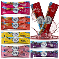 Crystal Light Pitcher Packets Lemonade ready to mix for refreshing hydration.