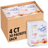 Crystal Light Raspberry Lemonade stick packet for quick, sugar-free refreshment on the go.