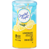 Crystal Light Sugar-Free Lemonade packets packaging for quick mix.