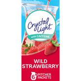 Crystal Light Wild Strawberry pitcher packets offer zero sugar and easy on-the-go hydration.