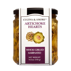 Cucina & Amore Artichokes, whole grilled marinated, ideal for antipasti plates and entertaining.