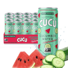 CUCU can being poured to show refreshing hydration.