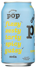Culture Pop Ginger Lmn glass served with ice inviting a crisp flavorful sip