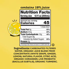 Culture Pop probiotic sparkling glass showcases refreshing taste and subtle sweetness.
