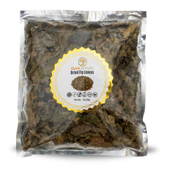 Cure Wid Pure fig leaves package in resealable bag for fresh organic herbal tea.