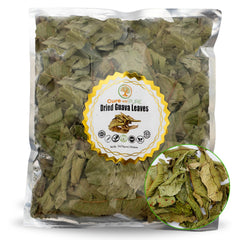 Cure Wid Pure guava leaves tea packaging highlights organic quality and caffeine-free option