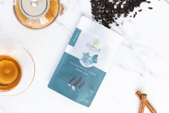 CUSHLA GABA Oolong brew in cup showing warm orange-brown infusion