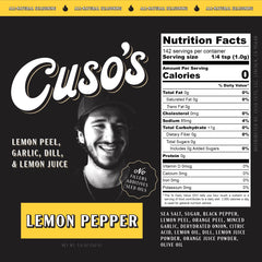 Cuso Cuts Chicken Wing Rub adds a tangy lemon pepper kick for wings.
