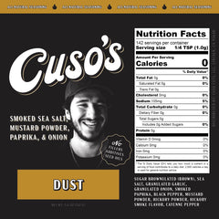 Cuso Cuts Dust spice closeup shows colorful grains for versatile grilling and flavor