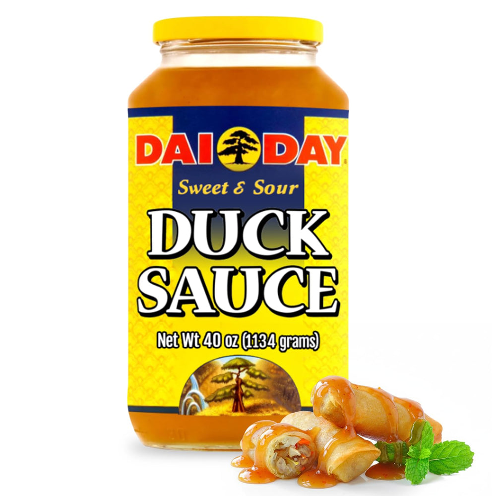Dai Day Sauce Duck bottle being poured for a quick glaze