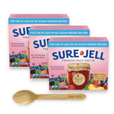 Daily Gemz Sure Jell low sugar pectin pack front for quick jams