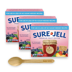 Daily Gemz Sure Jell low sugar pectin pack front for quick jams
