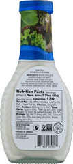 Daiya Blue Cheeze Dressing on salad bowl with tangy dairy-free notes.