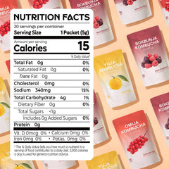 DALAMHARI variety pack flavors shown in a glass for quick, sparkling drinks.