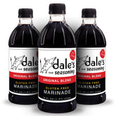 Dale's Original Steak Seasoning bottle front enhances beef with savory, ready-to-use flavor.