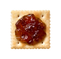 Dalmatia fig spread on toast, a sweet, savory breakfast option