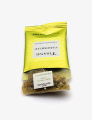 Dammann Freres chamomile sachets individually wrapped to preserve aroma