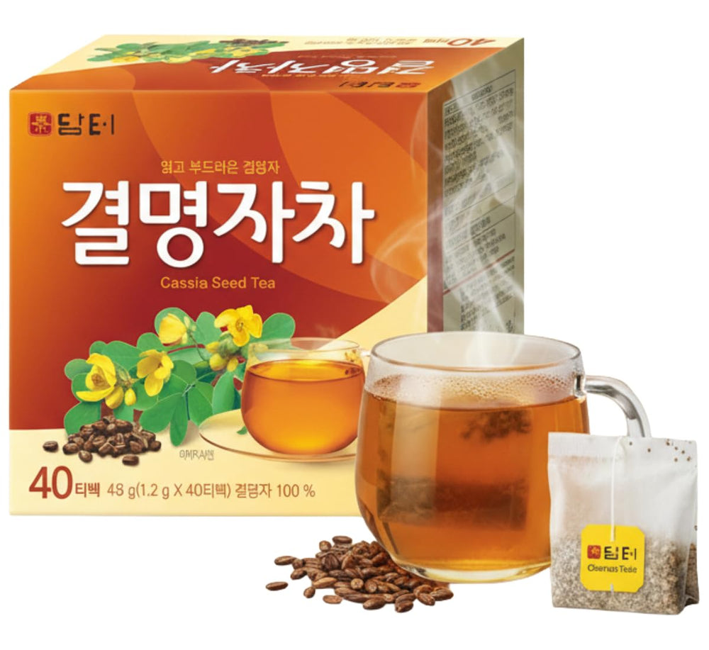 Damtuh Cassia Seed Tea box – authentic packaging for convenient daily ritual