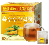Damtuh Corn Silk Tea bags ready for brewing, offering a smooth, caffeine-free moment.