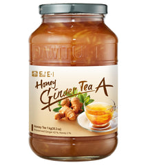 Damtuh Korean honey ginger tea front label showing authentic warmth ready to brew.