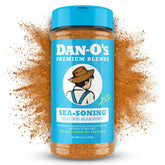 Dan-O's SEA-soning bottle close-up for seafood and fish prep.