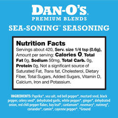 Dan-O's SEA-soning spice shaker boosts flavor on chicken and veggies.