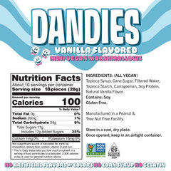 Dandies mini vegan marshmallows melting over a campfire for s'mores