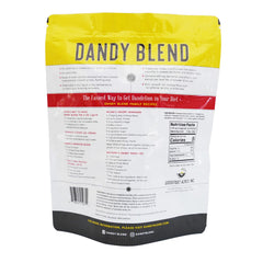 Hot cup of Dandy Blend ready to enjoy a caffeine-free beverage.